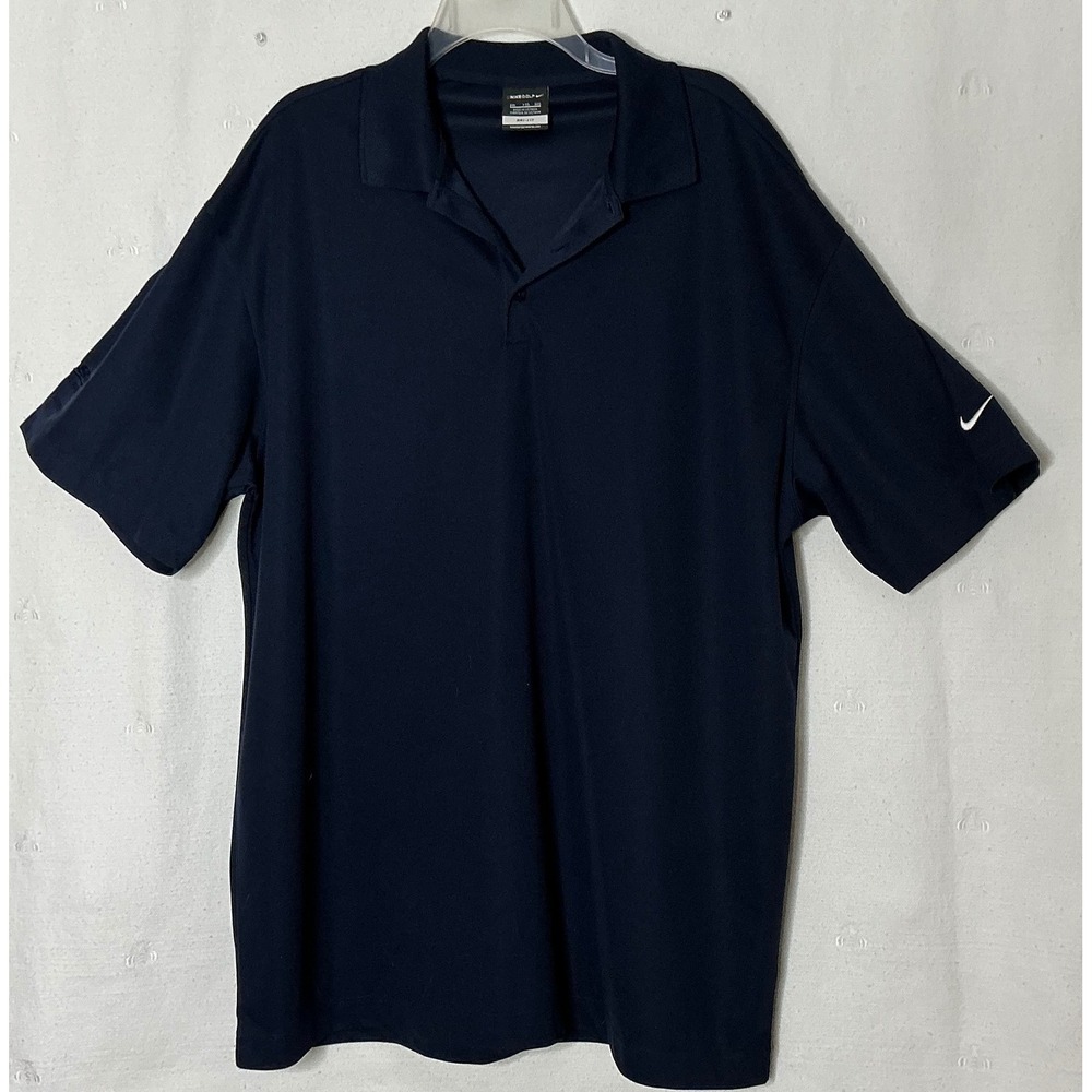 Nike Golf Mens XXL Dri-FIT Polo Shirt Navy Blue BNSF Railway Arizona Division